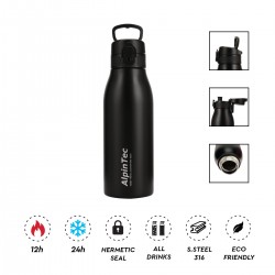 ΠΑΓΟΥΡΙ ΘΕΡΜΟΣ FELLOW BLACK 600ml (ALPINTEC)