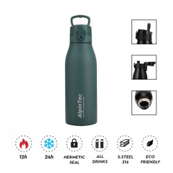 ΠΑΓΟΥΡΙ ΘΕΡΜΟΣ SOLIST BLACKISH GREEN 600ml (ALPINTEC)